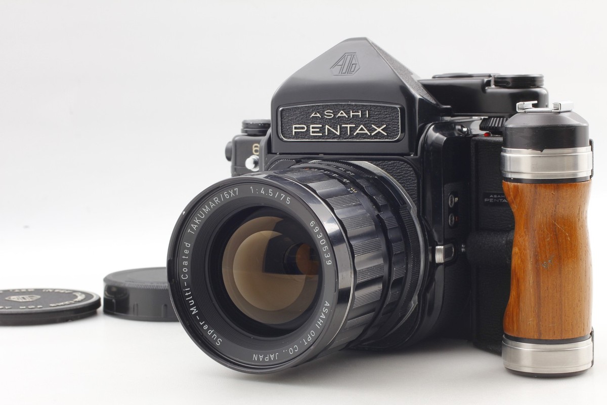 フィルムカメラ PENTAX 6x7 SMC Takumar 75mm F4.5 N MINT/Grip ] Pentax 6x7 TTL Film Camera SMC TAKUMAR 75mm F4