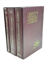 Bible Liberty University Layman's Christian Jerry Falwell Commentary 3 vol set