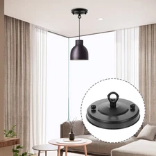Decorative Hook Ceiling Plate Light Base Holder Fixtures Mount Bracket