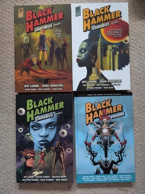 Black Hammer Omnibus 1- 3 Tpb & Black Hammer Visions HC. (4 Book Set) Dark Horse