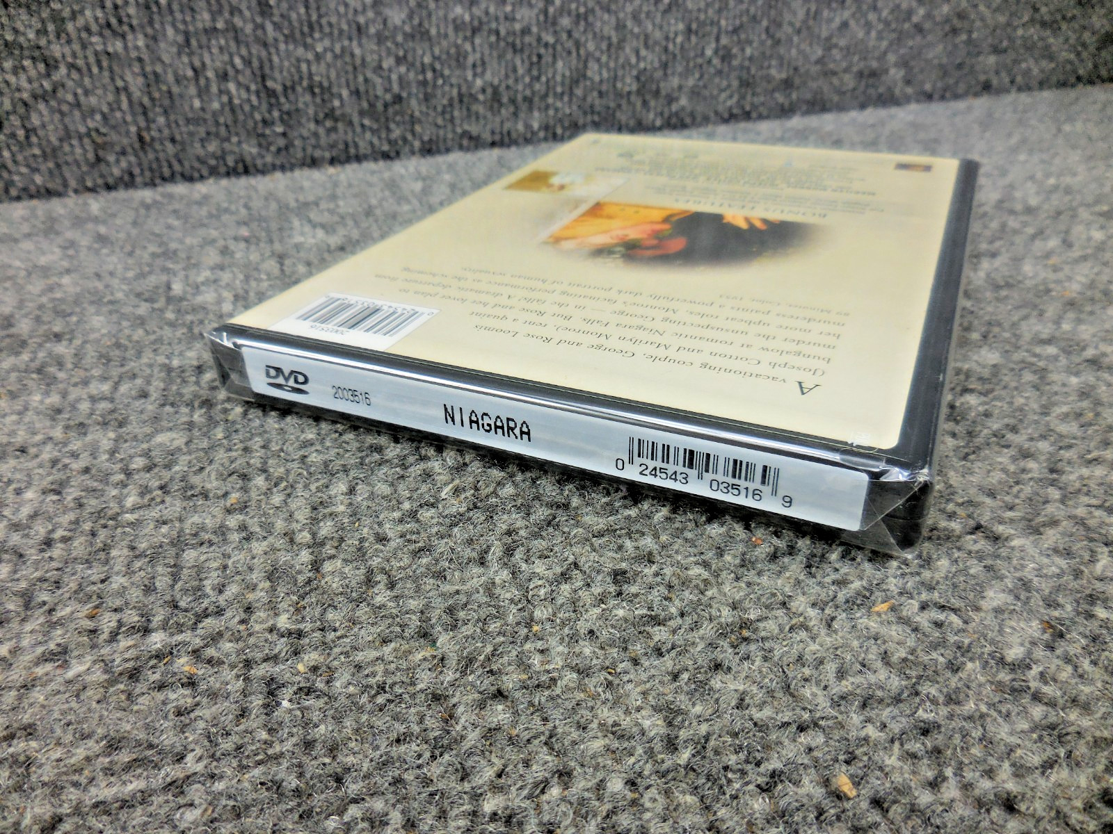 New Sealed Niagara DVD 1953 2002 Marilyn Monroe Joseph Cotten Jean Peters