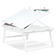 Premium 1000-Piece Tilting Puzzle Board Rack w/Felt Surface 6 Removable Sorti...