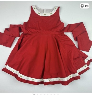 Well Dressed Wolf Holly Berry Christmas Dress size 4
