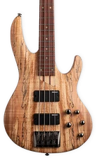 ESP LTD B-204SM Electric Bass Guitar Spalted Maple Natural Satin