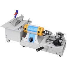 Multi-Functional Bench Grinder Jade Cutter Carver&Bead/Amber Polisher All-in-One
