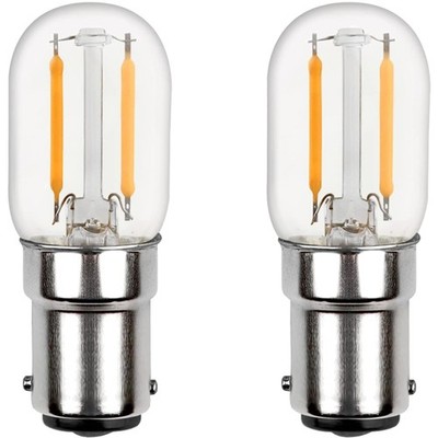 Kompatible B15D LED Glühbirne 2 W für Nähmaschinen | Warmweiß, 30.000 Stunden