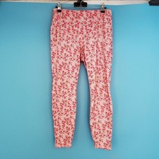 Evolution and Creation Women's Size Medium Floral Cropped High Rise Leggings