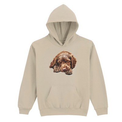 Sleeping Cocker Spaniel Welpe Hund Tiere Kinder Hoodie Faulenzen Kapuzenpullover