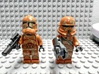 LEGO Star Wars Minifigure - Geonosis clone trooper - Lot of 2 SW0605/SW0606
