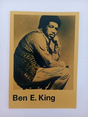 Ben E. King -  - original Autogramm - ca. 16x11cm - Foto