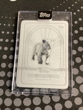 2025 Topps Disney Mint NALA Black Printing Plate 1/1 Rare ( Lion King )