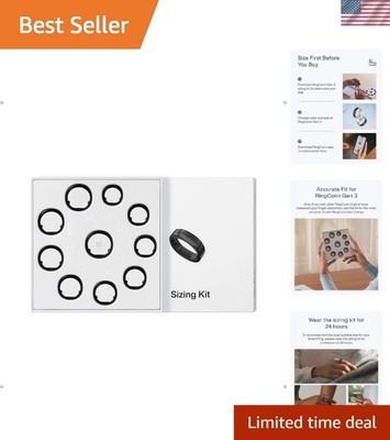 RingConn Gen 3 Sizing Kit - Size First Before You Buy - 6-15,