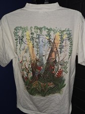 Vintage AOP Rain Forest Preserve Paradise T-Shirt 1991 Adult Size XL Usa Made