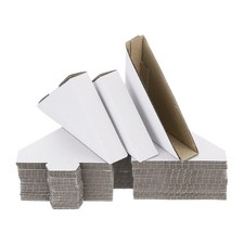Adjustable Cardboard Corner Protector 9x9x2cm Pack of 40 White