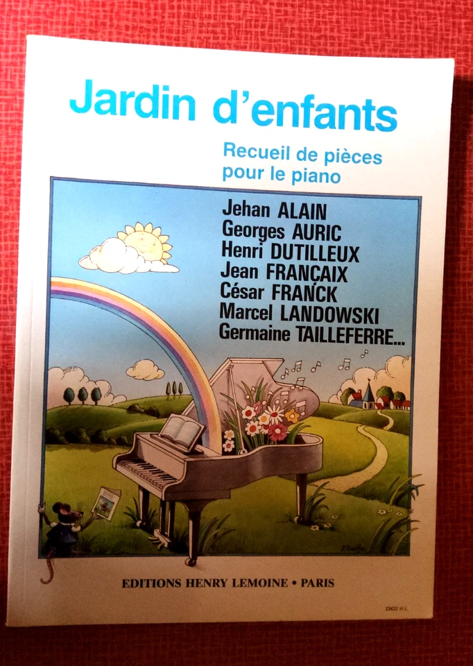 Jardin d'enfants Recueil de partitions piano partitions éditions Henry Lemoine - Photo 1/1