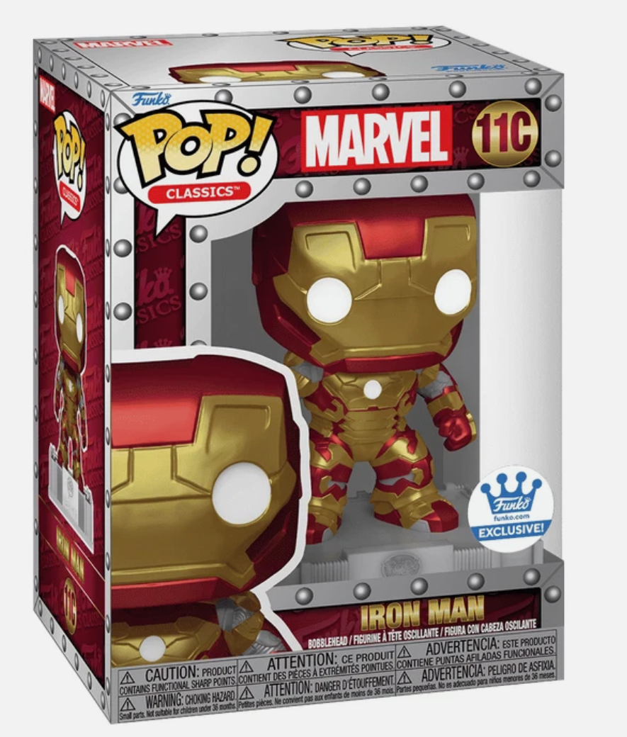 Marvel - Iron Man - figurine POP 11C POP! Classics - Prix & Rareté