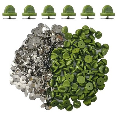 200Pcs/100 Paare Tie Tack Pin Backs mit Blank Pins, Bindungs Heftklammer Kupp...