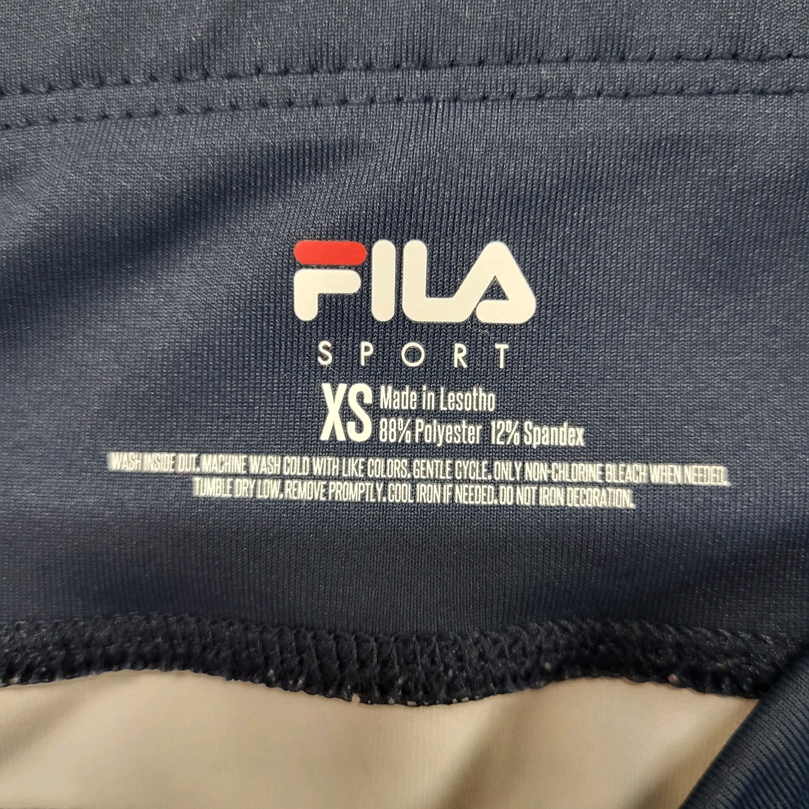 Leggings Capri FILA SPORT taglia donna XS vita alta yoga attivo splendida stampa