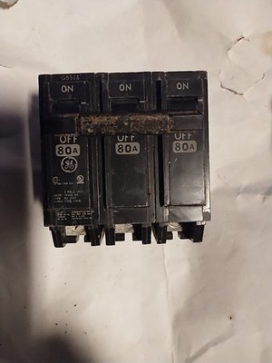 GE THQB32015 80 Amp 240V Circuit Breaker