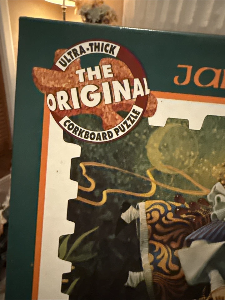 RARO 1994 JAMES C. CHRISTENSEN BOSQUE PESCADOR ROMPECABEZAS GREENWICH TALLER UTAH Foto 3 de 4