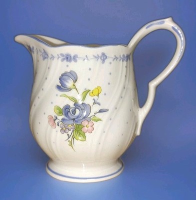 Nikko Japan Vanessa Blue Peony Milch Kännchen Porzellan Vintage Cottage neuw.