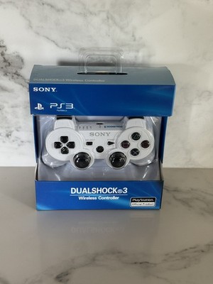 Official Sony DualShock 3 Controller White PS3 CECHZC2U NEW Factory Sealed