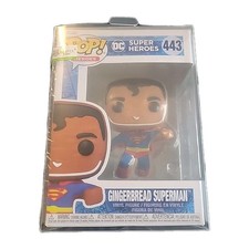 NUEVO Funko Pop! Figura Vinilo Heroes: DC Super Heroes “Gingerbread Superman” #443 