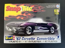 Revell Snap Tite 63 Corvette Convertible Plastic Model Kit New Sealed 125. Revell Snap Tite 63 Corvette Convertible Plastic Model Kit New Sealed 125.