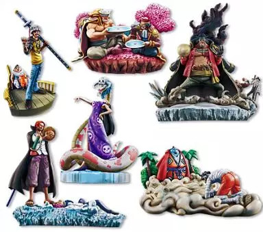 Total 6 juegos de minifigura caja de troncos de una pieza edición Marineford parte 2