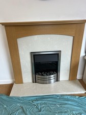 Fireplace Surround with Electric Fire And Hearth