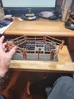 Vintage Playmobil Western Ranch Corral Brown FENCING Lot 6 panels pcs Farm 7182