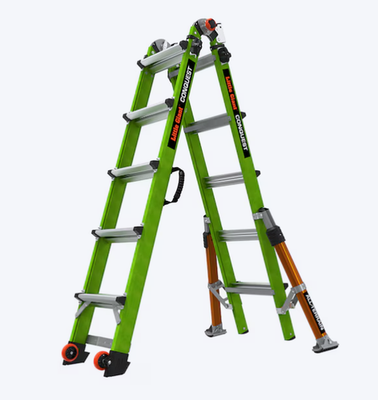 #ad #ad Little Giant Conquest M22 22ft Fiberglass Ladder Multi Position 300lb NEW SALE $369.00