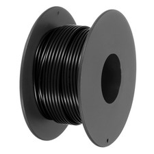 22AWG Filo Filo Filo PVC Gancio 15M/49ft Nero, Filo Elettrico UL1007 Bobina