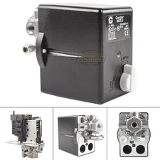 Condor MDR3/11 105-135 PSI 4 Port Pressure Switch Adjustable Overload 1/4" FNPT