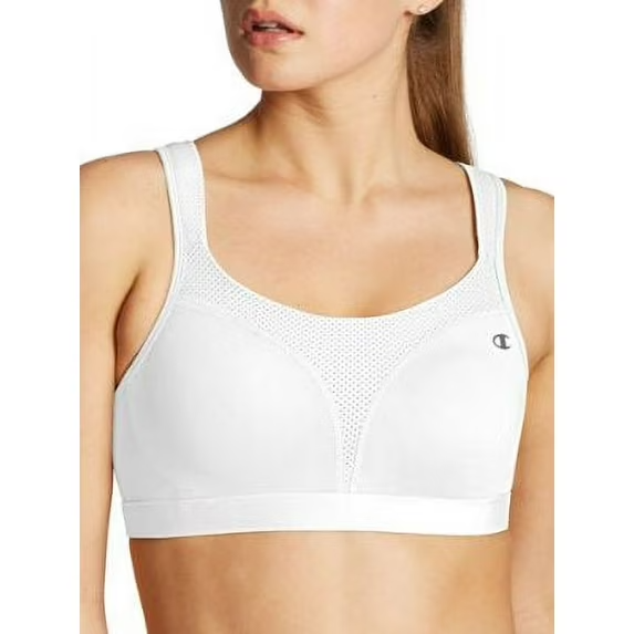 N7 ( sports bra ) 白 Champion L7551 White 'The Spot Comfort' Sports Bra Women's Size