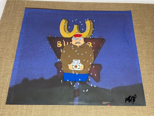 Beavis and Butthead animation cel production art CHRISTMAS king Of The Hill I24 - Picture 2 of 6