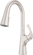Talega Pull-Down Kitchen Faucet, High Arc, Stainless Steel Finish