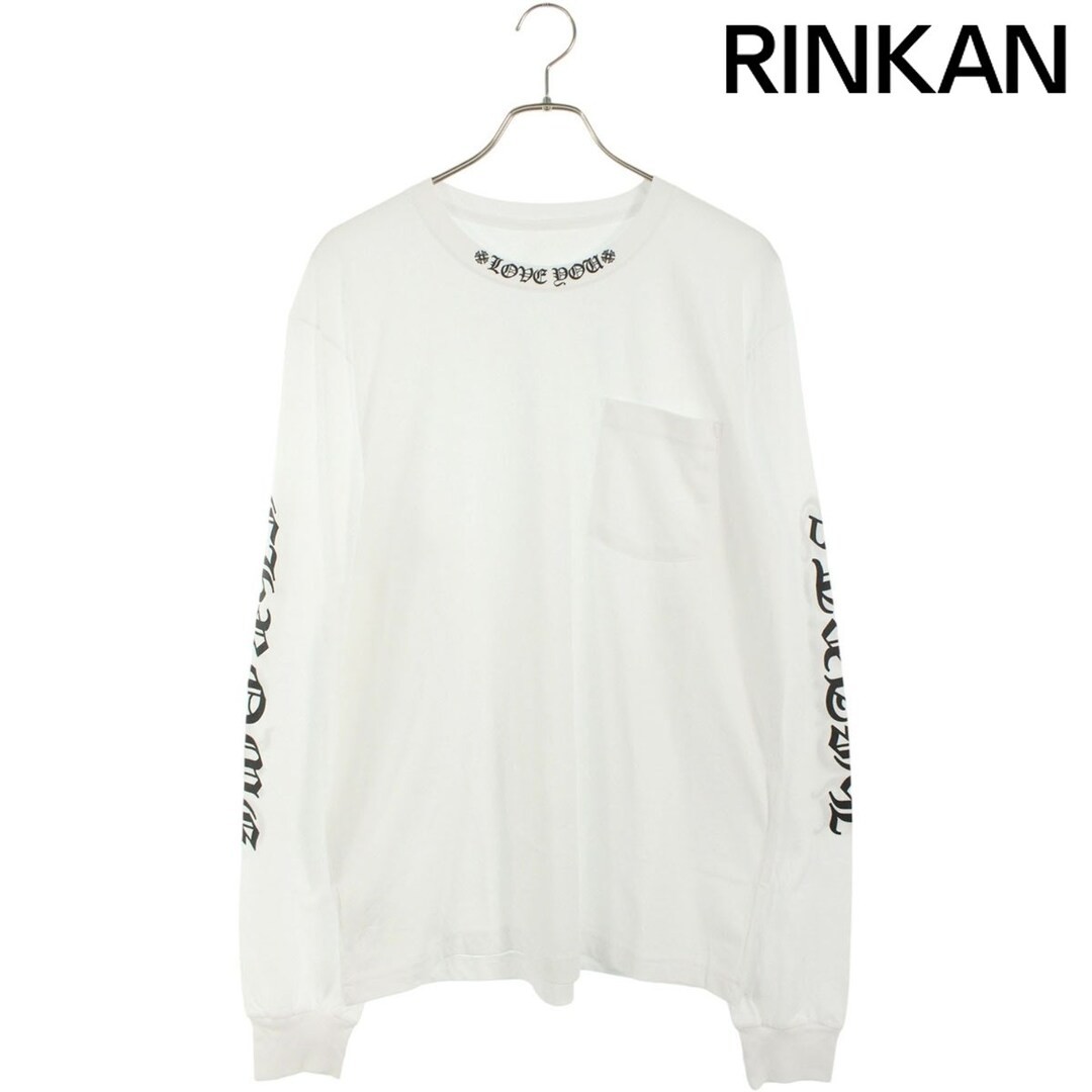 Chrome Hearts CH L s Love You Neck Arm Logo Print Long Sleeve Cut Sew Men Used 5