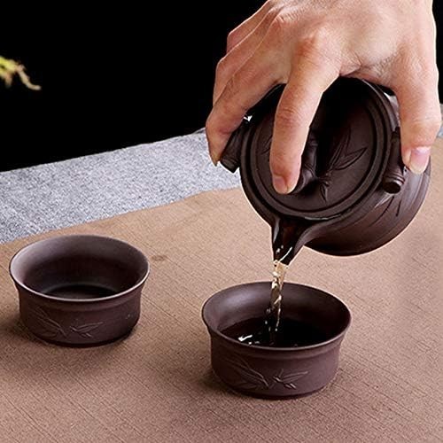 Handmade Yixing Zisha Purple Clay Tea Set - Elegant Chinese Kungfu ...