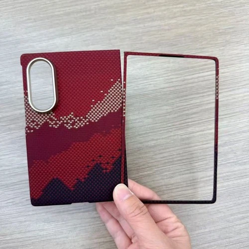 For Samsung Galaxy Z Fold8 Wide Luxury Aramid Carbon Fiber Magsafe Back Case