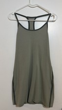 American Eagle x Maddie & Kenzie Ziegler Gray Scoop Neck Racerback Tank Dress