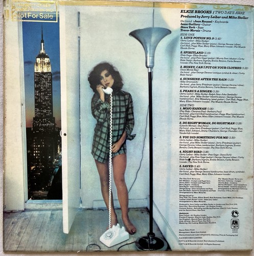 Elkie Brooks - Two Days Away Demo copy Vinyl LP A&M Records AMLH68409 1977 - Picture 2 of 7