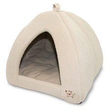 Pet Tent-Soft Bed for Dog and Cat by Best Pet Supplies - Beige Corduroy, 16" x 1