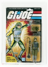 Vintage Hasbro GI Joe 1984 Tripwire AFA 80 NM Mine Detector Figure