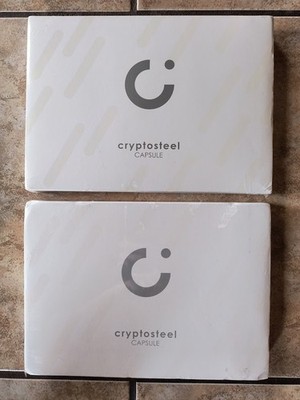(lot of 2) Cryptosteel Capsule Solo - Mother of All Backups - NEW!