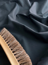Fine Black Cotton Batiste Fabric 44" Wide Semi Sheer Lightweight By the Yard