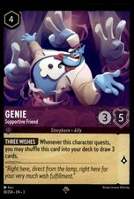 Disney Lorcana Genie Into the Inklands 38/204 Super Rare