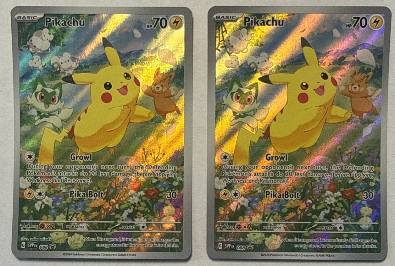 One (1) Pikachu Pokemon SV: Scarlet & Violet Promo Cards SVP #88 Holo Near Mint