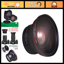58MM 0.43x HD Wide Angle Lens  Macro for Canon DSLR Rebel EOS Cameras