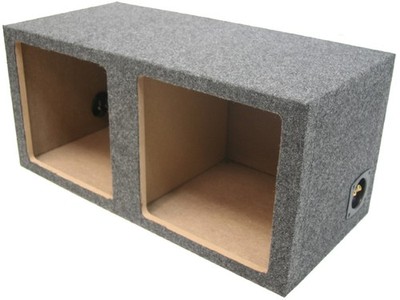 Dual 12 Kicker Square Solobaric L3 L5 L7 Sealed Car Audio Sub Subwoofer Box